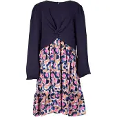 Happy girls Vestido navy / rosa