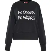 MyMo ROCKS Sweatshirt preto / branco