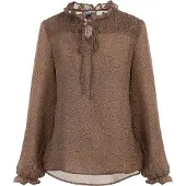 Dreimaster Blusa pueblo / umbra / castanho claro