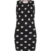 Mymo Vestido de malha cor-de-rosa / preto / branco