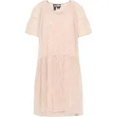 Dreimaster Vestido antracite / cor-de-rosa