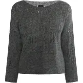 Dreimaster Klassik Pullover acinzentado