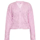 Mymo Casaco de malha cor-de-rosa
