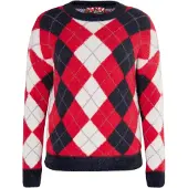 MyMo ROCKS Pullover vermelho / preto / branco