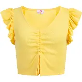 Mymo Top amarelo limão