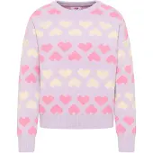 Mymo Pullover 'Blonda' champanhe / roxo claro / rosa claro