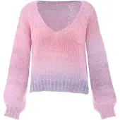 Mymo Pullover roxo claro / rosa claro