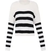 Mymo Pullover preto / branco
