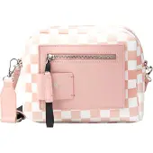 Mymo Mala de ombro cor-de-rosa / branco