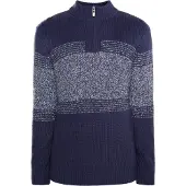 ICEBOUND Pullover 'Palpito' navy / branco