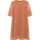 Dreimaster Vestido 'Zitha' azul claro / verde relva / laranja