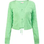 Mymo Casaco de malha verde claro