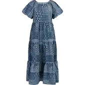 Dreimaster Vestido marinho / branco