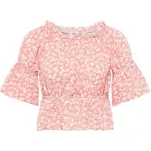 Mymo Blusa rosa claro / branco