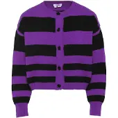 Mymo Casaco de malha roxo / preto