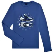 Ikks T-shirt mangas compridas XV10293 rapazes - Azul - 5 ans