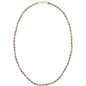 NAEMI Colar ouro / ouro rosa / prata