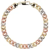 Faina Pulseira ouro / ouro rosa / prata