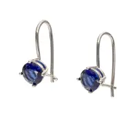 Gaya Brincos azul escuro / prata
