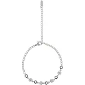Faina Pulseira prata / transparente