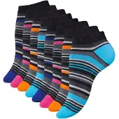 Vincent Creation® Meias navy / aqua / laranja / rosa / preto