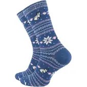 Vincent Creation® Meias azul / cor-de-rosa / branco