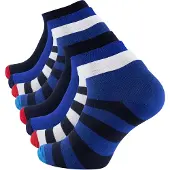 Vincent Creation® Meias azul / vermelho / preto / branco