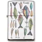 Zippo Fishing Hooks Design 46319-000002, isqueiro