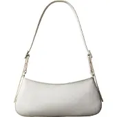 Calvin Klein Mala de ombro 'Emblem Print Shoulder' branco / branco lã