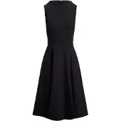Ralph Lauren Vestido 'MODERN PONTE' preto