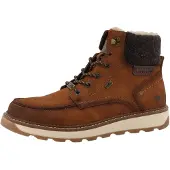 Mustang Botas com atacadores 'Elio' conhaque / antracite