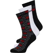 HUGO Meias Crew Valentine 10276018 3 Pares