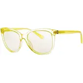 Calvin Klein , , Óculos de sol, 4185S/55, amarelo claro, feminino