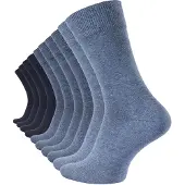 Cotton Prime Meias azul / cinzento escuro