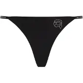 Karl Lagerfeld Tanga 'Ikon' preto / transparente