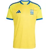 Adidas Camisola de futebol 'Ukraine 26 Home' azul / amarelo / mel / branco