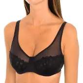 Dim Adaptáveis GENEROUS MOD BRODERIE mulheres - Preto - 100C