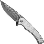 CIVIVI Navalha Voidflare Damascus, G-10 with Aluminum Foil