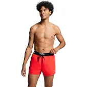 Puma Calções de banho vermelho / preto / branco
