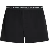Karl Lagerfeld Boxers preto / branco natural