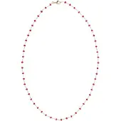 NAEMI Colar ouro / vermelho