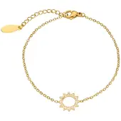 Faina Pulseira ouro / transparente
