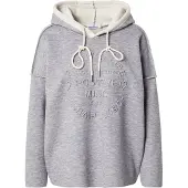Zwillingsherz Pullover acinzentado / branco