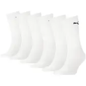 Puma Meias CREW SOCK X6 homens - Branco - 43 / 46