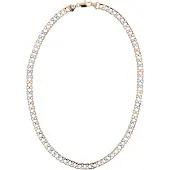 Faina Colar ouro rosa / prata