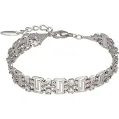 Faina Pulseira prata / transparente