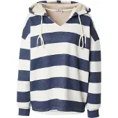 Zwillingsherz Sweatshirt marinho / branco