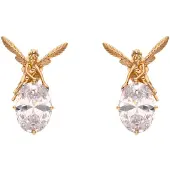 NAEMI Brincos ouro / branco