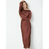Co'Couture Vestido 'Safira' castanho