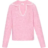 IZIA Pullover cor-de-rosa / branco